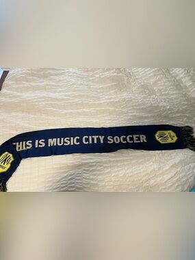 Nashville SC This is Music City Soccer  scarf